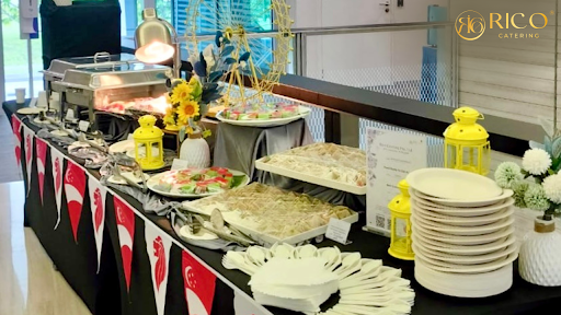 buffet setup display